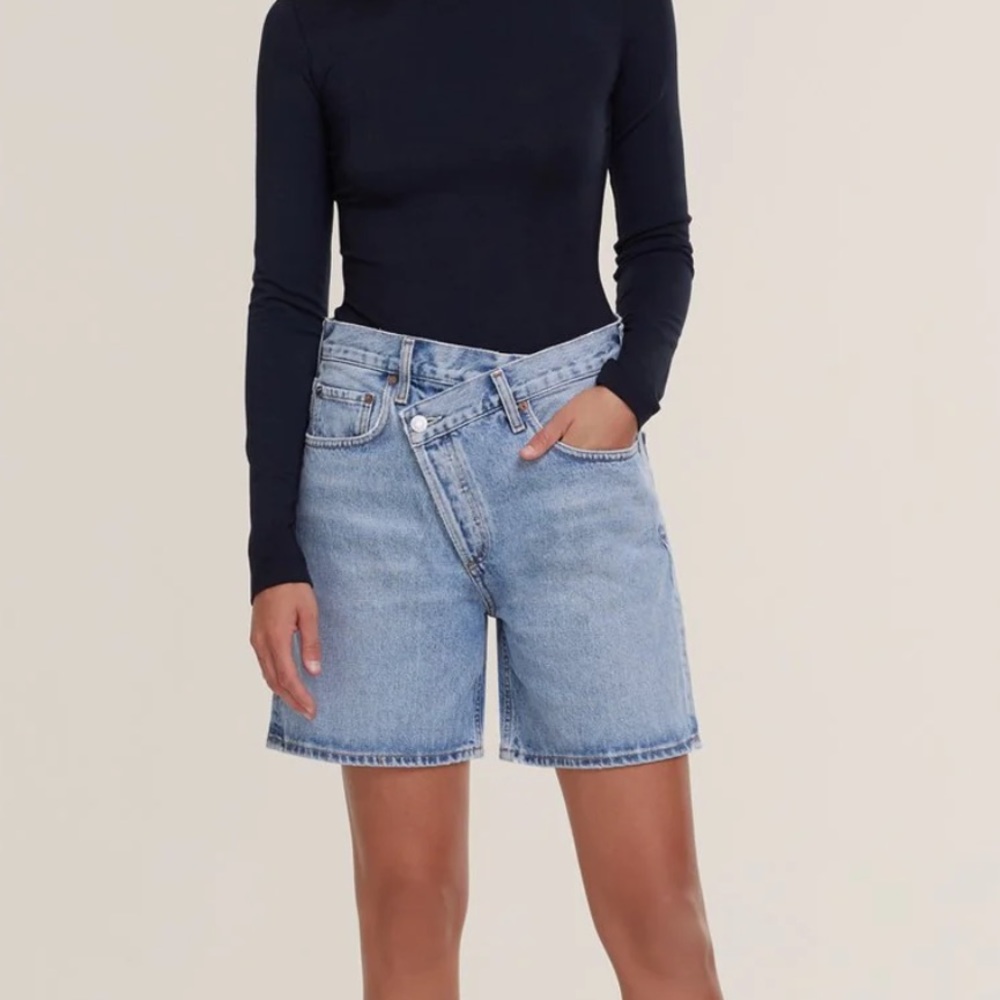 Agolde Crisscross Shorts